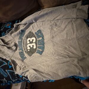 NFL Team Apparel Philadelphia Eagles Gray Hoodie